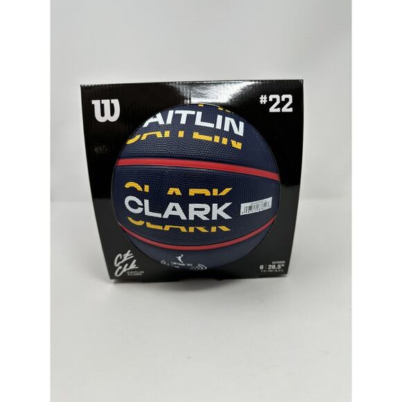 *IN HAND* CAITLIN CLARK WILSON FEVER RISING BASKETBALL SIZE 6 - Picture 6 of 12
